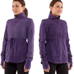 LULULEMON Inner Peace Reversible Jacket in Concord Grape